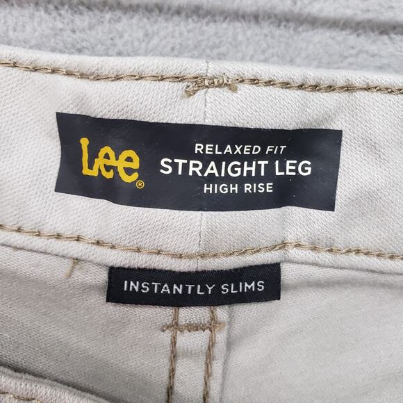 NWT Lee Women’s Instantly Slims Straight Leg Jeans 12 Short • High-Rise Relaxed - Picture 9 of 14